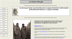 Desktop Screenshot of guerredesgaz.fr